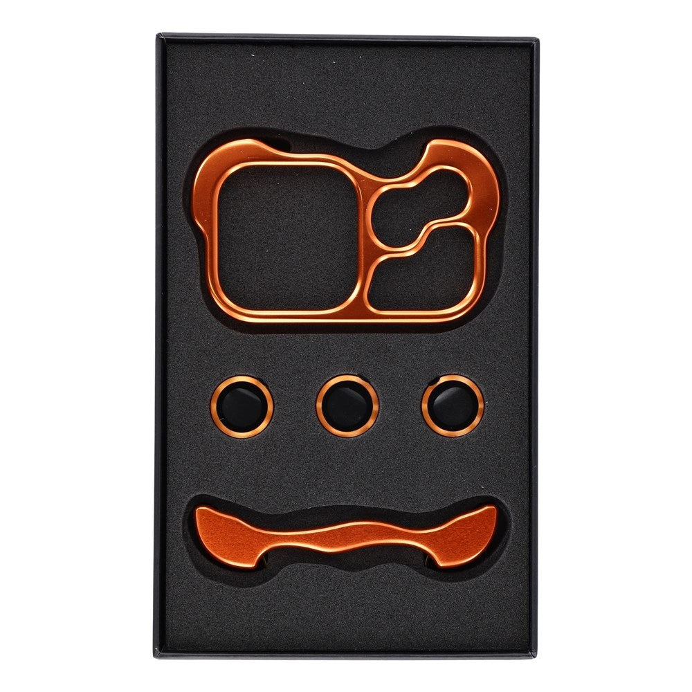 iPhone 17 Pro Max Todelt Metall Bumper Deksel - Oransje