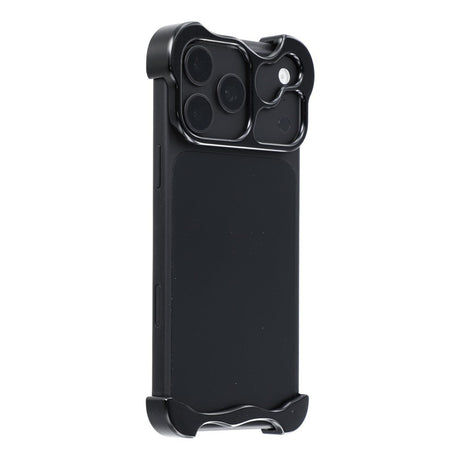 iPhone 17 Pro Todelt Metall Bumper Deksel - Svart