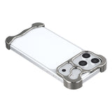 iPhone 17 Pro Todelt Metall Bumper Deksel - Grå