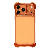 iPhone 17 Pro Todelt Metall Bumper Deksel - Oransje