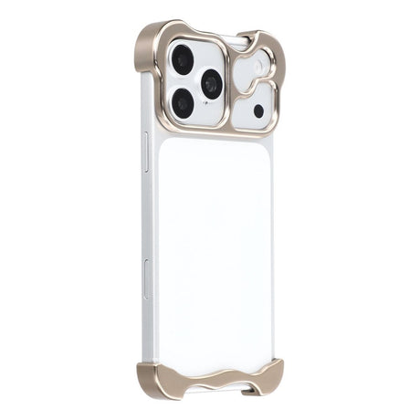 iPhone 17 Pro Todelt Metall Bumper Deksel - Gull