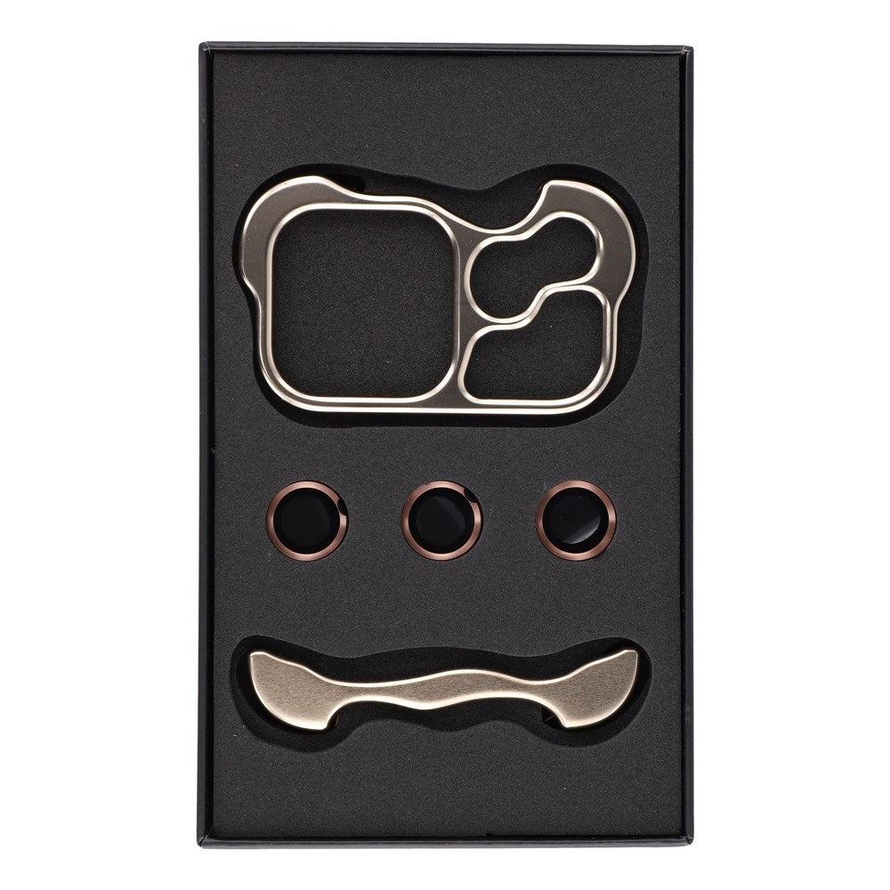 iPhone 17 Pro Todelt Metall Bumper Deksel - Gull