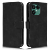 Fairphone 6 EIDERWOOD Kunstskinn Flip Deksel m. Kortholder & Stativfunksjon – Svart