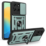 EIDERWOOD Motorola Moto G56 Hybrid Håndverker Deksel m. Kickstand & Cam Slider - Grønn