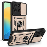 EIDERWOOD Motorola Moto G56 Hybrid Håndverker Deksel m. Kickstand & Cam Slider - Gull