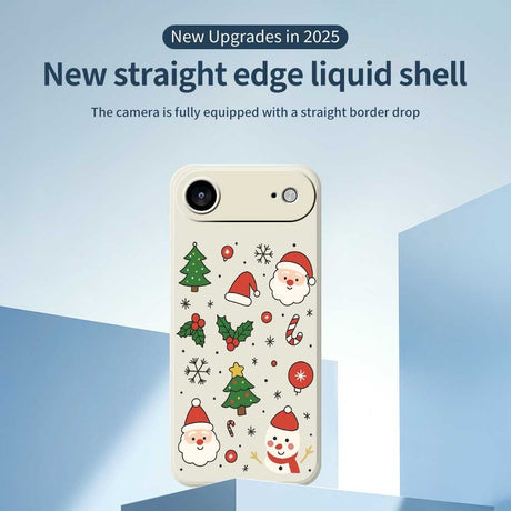 EIDERWOOD iPhone Air Jule Deksel - Fleksibel Plast - Julemotiver / Beige