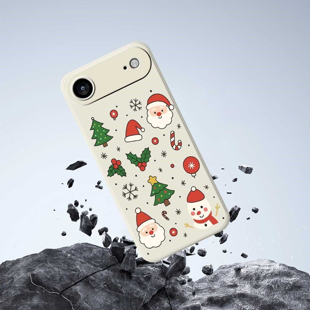 EIDERWOOD iPhone Air Jule Deksel - Fleksibel Plast - Julemotiver / Grønn