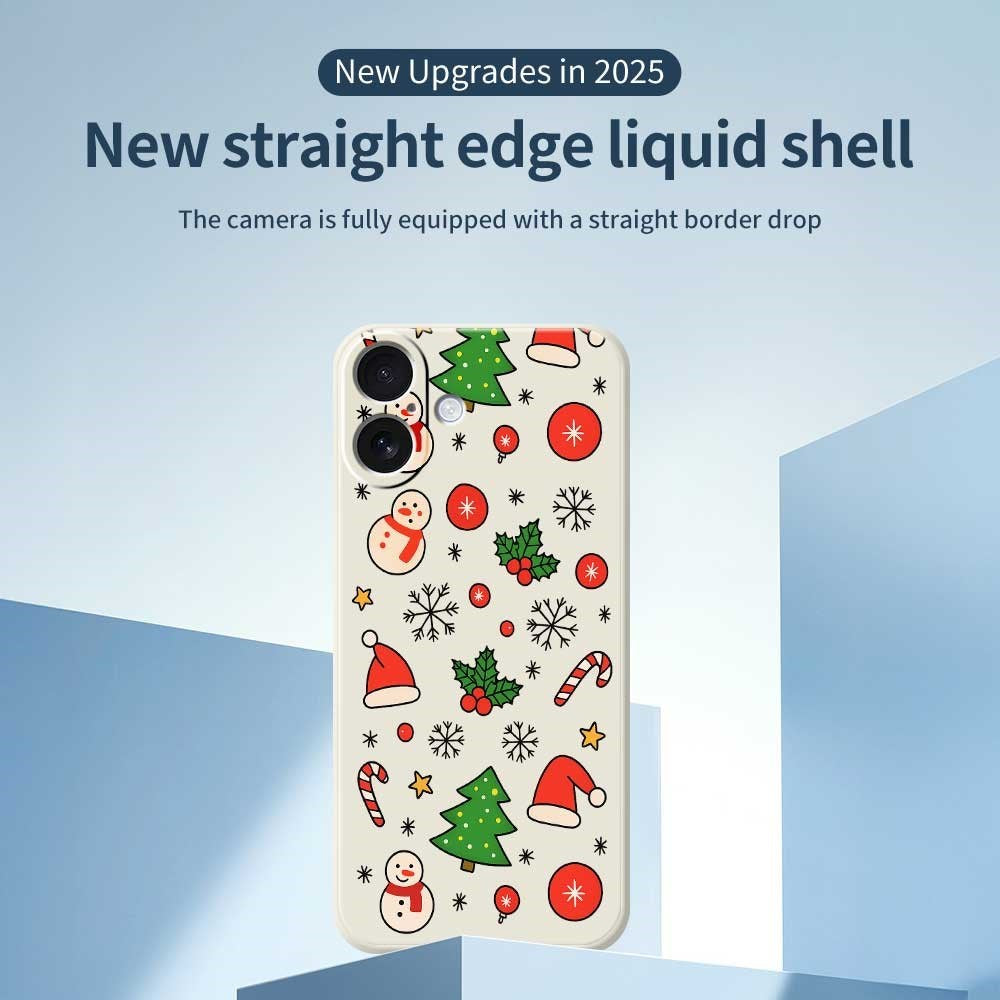 EIDERWOOD iPhone 17 Jule Deksel - Fleksibel Plast - Julemotiver / Lilla