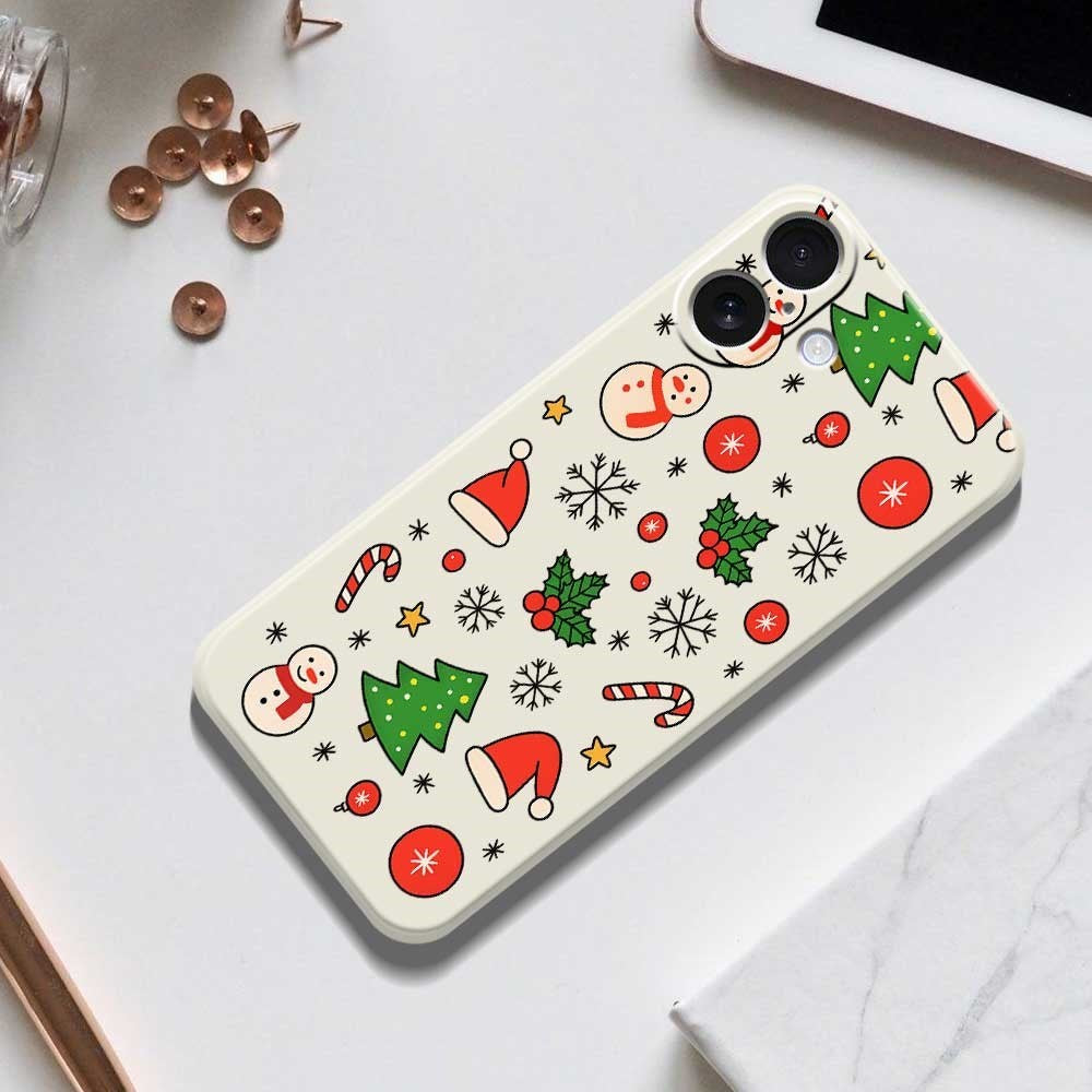 EIDERWOOD iPhone 17 Jule Deksel - Fleksibel Plast - Julemotiver / Lilla