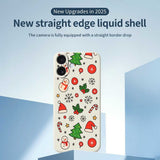 EIDERWOOD iPhone 17 Jule Deksel - Fleksibel Plast - Julemotiver / Svart