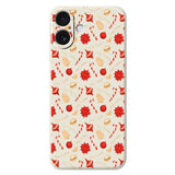 EIDERWOOD iPhone 17 Jule Deksel - Fleksibel Plast - Julegodteri / Beige