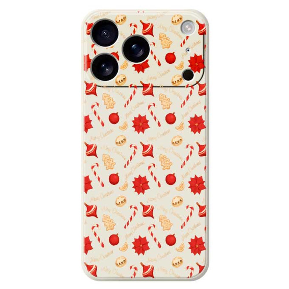 EIDERWOOD iPhone 17 Pro Max Jule Deksel - Fleksibel Plast - Julegodteri / Beige