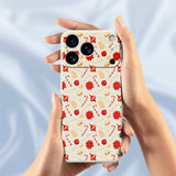 EIDERWOOD iPhone 17 Pro Max Jule Deksel - Fleksibel Plast - Julegodteri / Beige