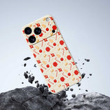 EIDERWOOD iPhone 17 Pro Max Jule Deksel - Fleksibel Plast - Julegodteri / Beige