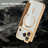EIDERWOOD iPhone 17 Pro Max Flipp Deksel med Gjennomsiktig Bakside – MagSafe Kompatibel – Brun