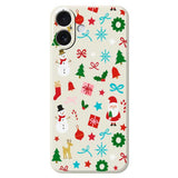 EIDERWOOD iPhone 17 Jule Deksel - Fleksibel Plast - Julepynt / Beige