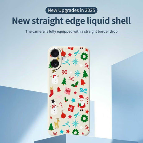 EIDERWOOD iPhone 17 Jule Deksel - Fleksibel Plast - Julepynt / Svart