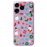 EIDERWOOD iPhone 17 Pro Jule Deksel - Fleksibel Plast - Julepynt / Lilla