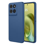 EIDERWOOD Motorola Moto G86 Fôret Fleksibelt Plast Deksel - Blå
