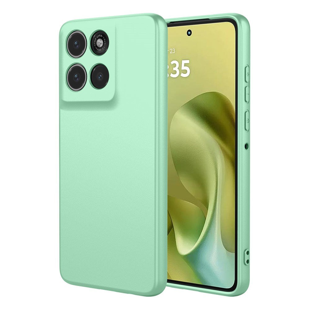 EIDERWOOD Motorola Moto G86 Fôret Fleksibelt Plast Deksel - Lysgrøn