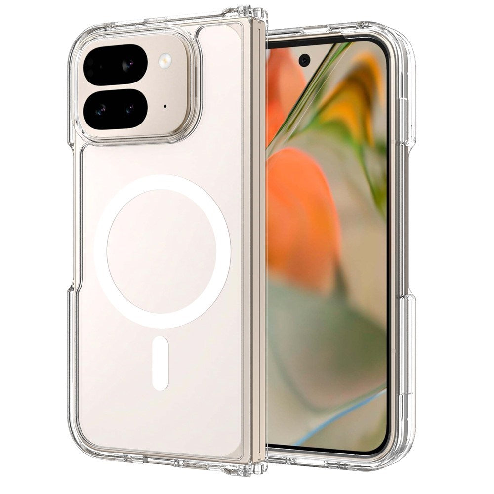 EIDERWOOD Google Pixel 10 Pro Fold Hybrid Plast Deksel - MagSafe Kompatibel - Gjennomsiktig