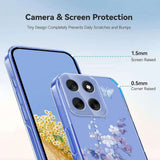 EIDERWOOD Motorola Moto G86 Fleksibelt Plast Deksel m. Print - Fiolett
