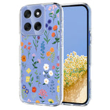 EIDERWOOD Motorola Moto G56 Fleksibelt Plast Deksel med Blomstermotiv - Gjennomsiktig / Ulike Blomster