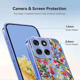 EIDERWOOD Motorola Moto G56 Fleksibelt Plast Deksel med Blomstermotiv - Gjennomsiktig / Liljer