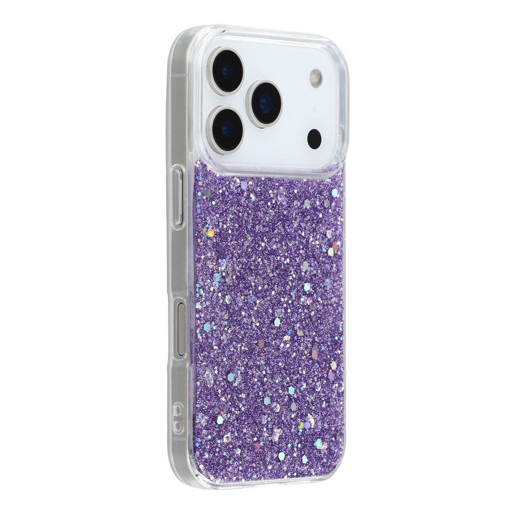 EIDERWOOD iPhone 17 Pro Glitter Deksel - Lilla