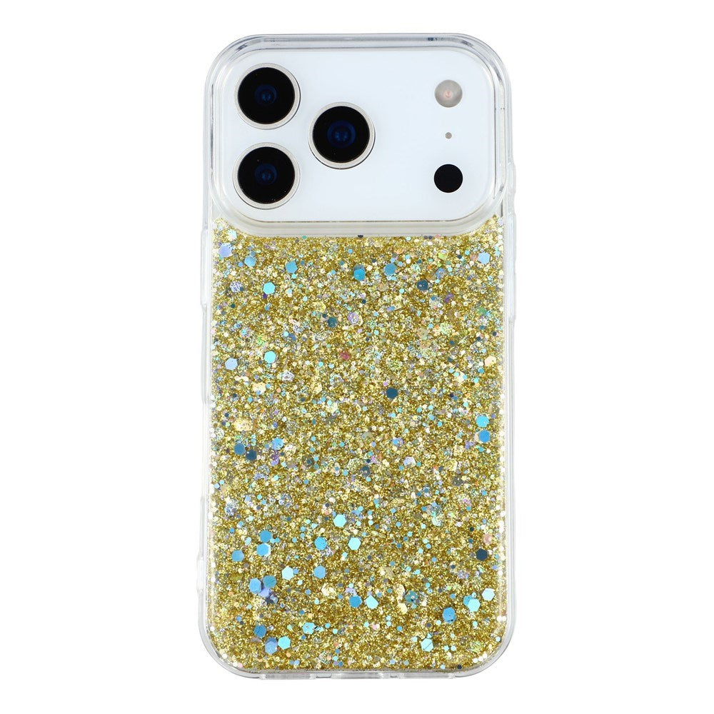 EIDERWOOD iPhone 17 Pro Glitter Deksel - Gull