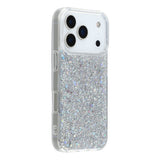 EIDERWOOD iPhone 17 Pro Glitter Deksel - Sølv