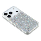 EIDERWOOD iPhone 17 Pro Glitter Deksel - Sølv