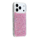 EIDERWOOD iPhone 17 Pro Max Glitter Deksel - Rosa
