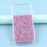 EIDERWOOD iPhone 17 Pro Max Glitter Deksel - Rosa