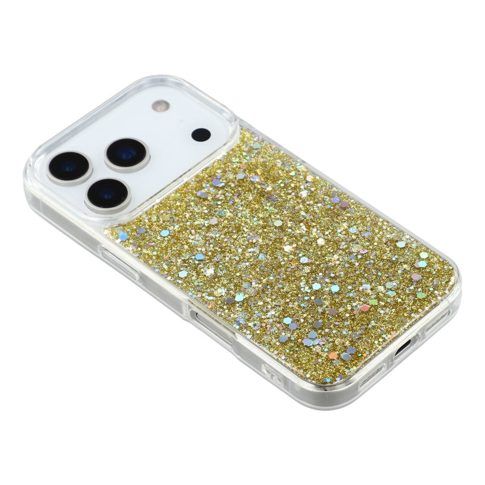 EIDERWOOD iPhone 17 Pro Max Glitter Deksel - Gull
