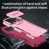 iPhone 18 Pro Max / 17 Pro Max EIDERWOOD Hybrid Plast Deksel m. Cam Slider - Rosa