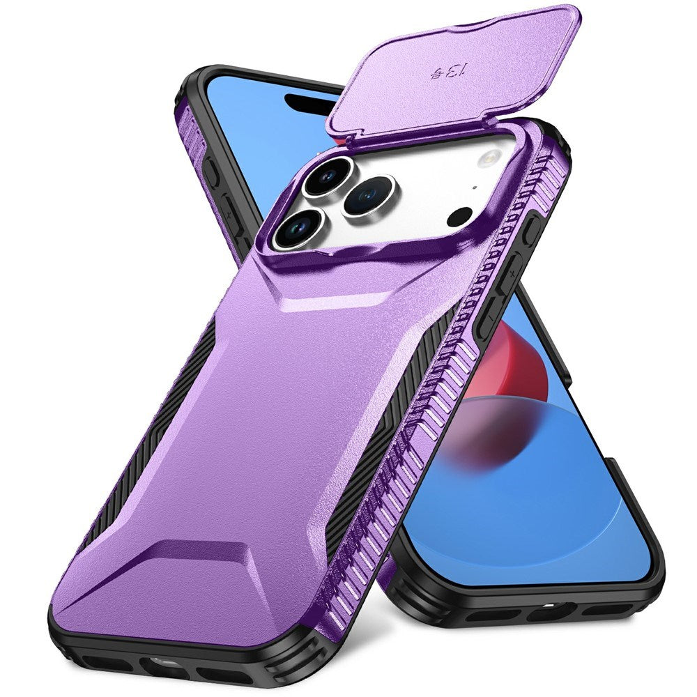 iPhone 18 Pro Max / 17 Pro Max EIDERWOOD Hybrid Plast Deksel m. Cam Slider - Lilla