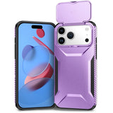 iPhone 18 Pro Max / 17 Pro Max EIDERWOOD Hybrid Plast Deksel m. Cam Slider - Lilla