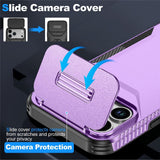 iPhone 18 Pro Max / 17 Pro Max EIDERWOOD Hybrid Plast Deksel m. Cam Slider - Lilla