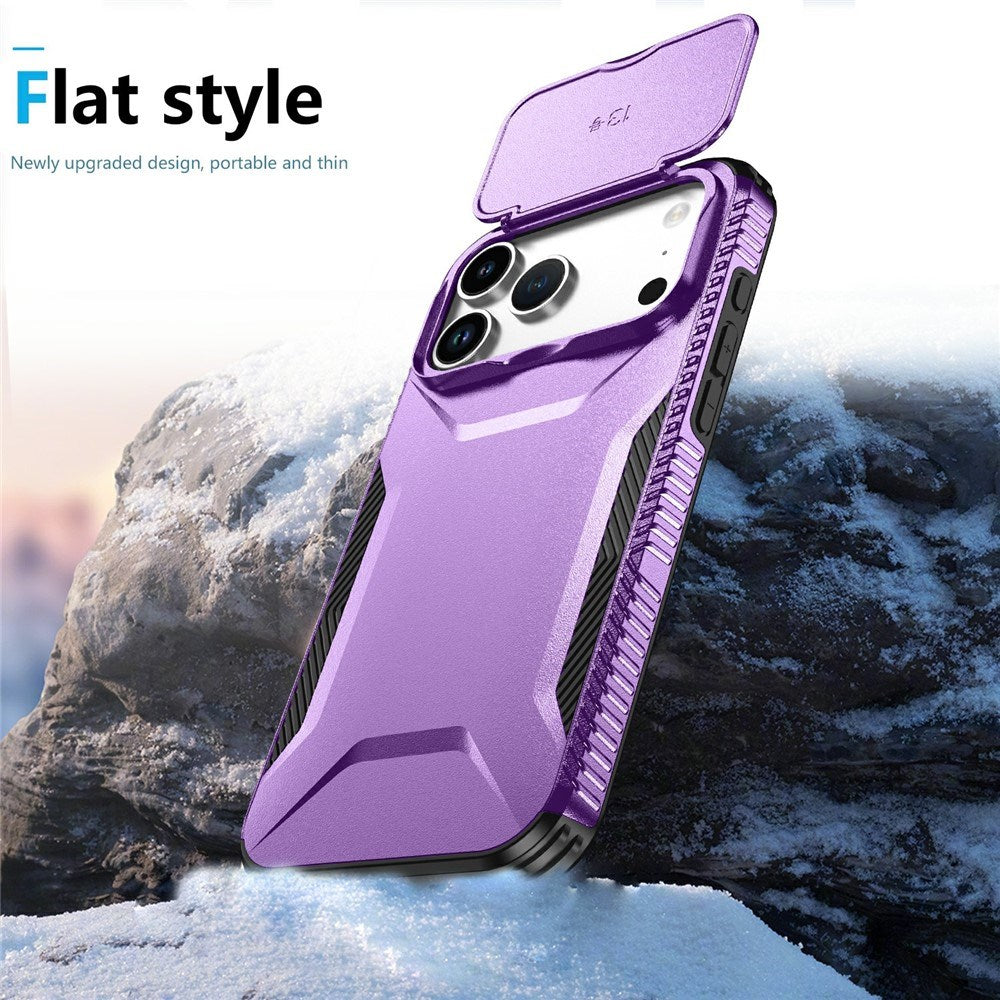 iPhone 18 Pro Max / 17 Pro Max EIDERWOOD Hybrid Plast Deksel m. Cam Slider - Lilla