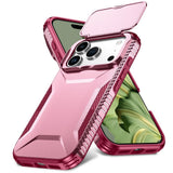 iPhone 18 Pro / 17 Pro EIDERWOOD Hybrid Plast Deksel m. Cam Slider - Rød