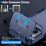 iPhone 18 Pro / 17 Pro EIDERWOOD Hybrid Plast Deksel m. Cam Slider - Blå