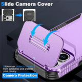 iPhone 18 Pro / 17 Pro EIDERWOOD Hybrid Plast Deksel m. Cam Slider - Lilla