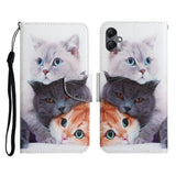 EIDERWOOD Samsung Galaxy A07 Kunstskinn Flip Deksel m. Lommebok & Stropp - Katter