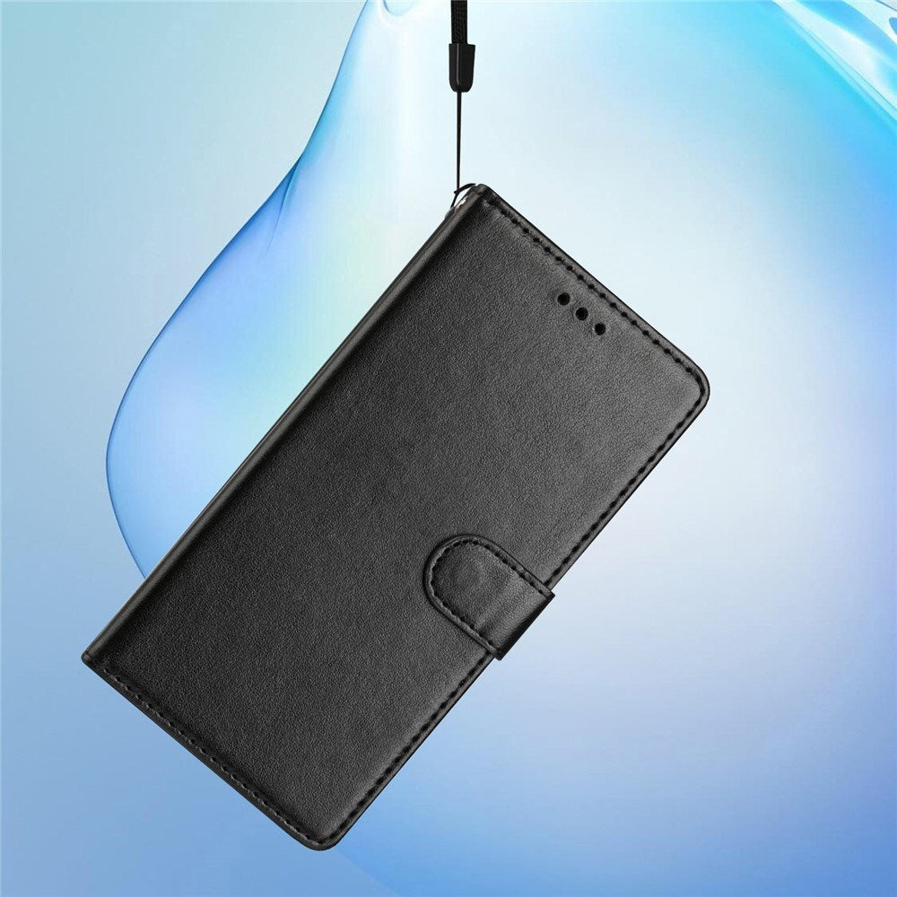Xiaomi 15T EIDERWOOD Kunstskinn Flippdeksel med Kortholder & Stropp – Svart