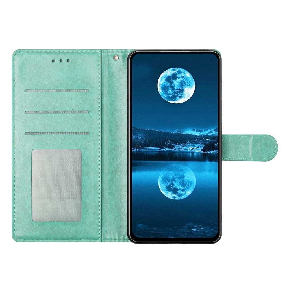 Xiaomi 15T EIDERWOOD Kunstskinn Flippdeksel med Kortholder & Stropp – Grønn