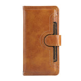 iPhone 18 Pro / 17 Pro EIDERWOOD Kunstskinn Flip Deksel m. Lommebok - Lysbrun