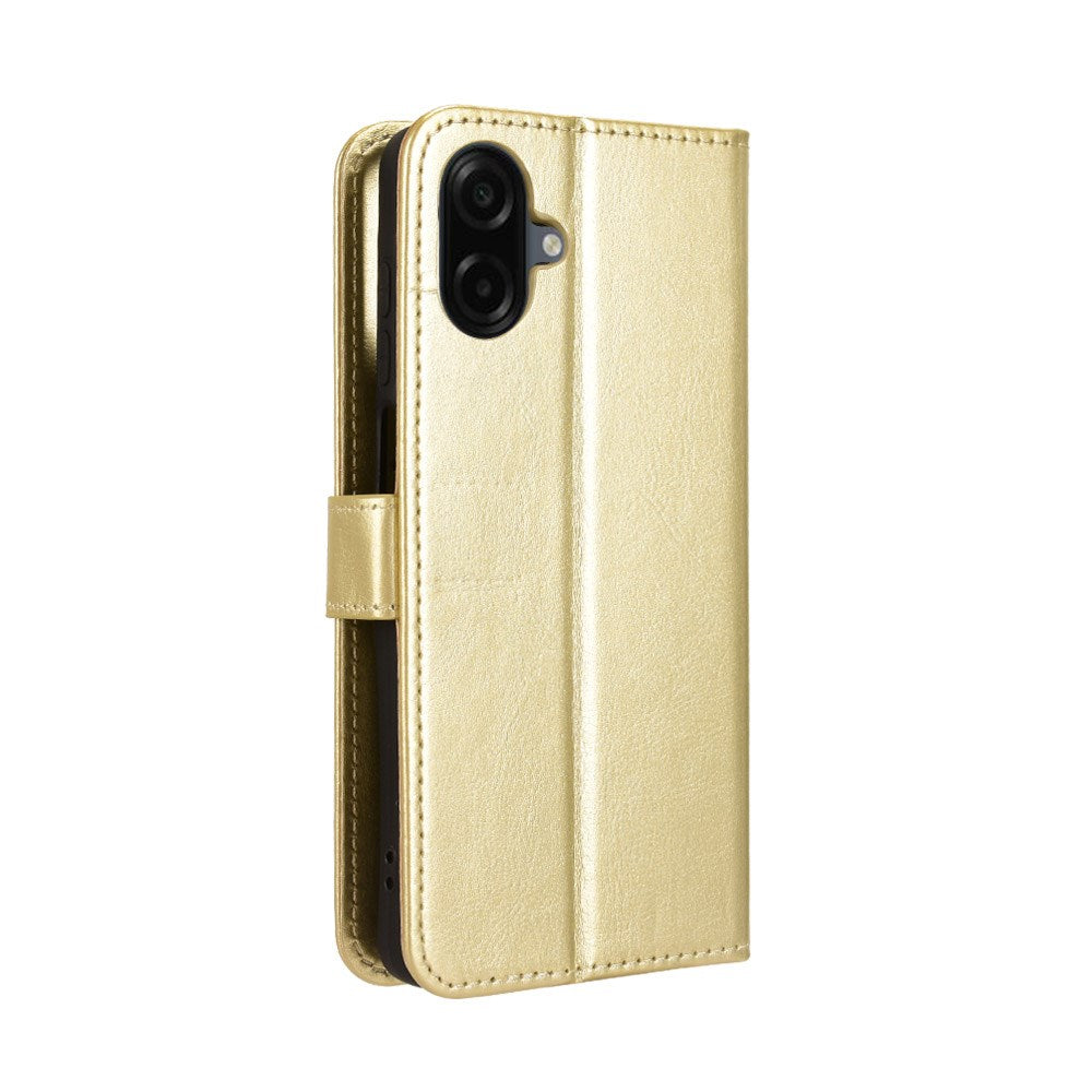 EIDERWOOD Samsung Galaxy A07 Kunstskinn Flip Deksel m. Strop - Gull