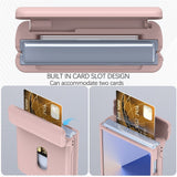 EIDERWOOD Samsung Galaxy Z Flip7 FE / Flip6 Hard Plast Deksel m. Kortholder - Rosa