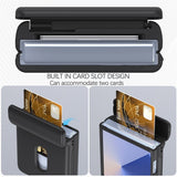 EIDERWOOD Samsung Galaxy Z Flip7 Hard Plast Deksel m. Kortholder - Svart